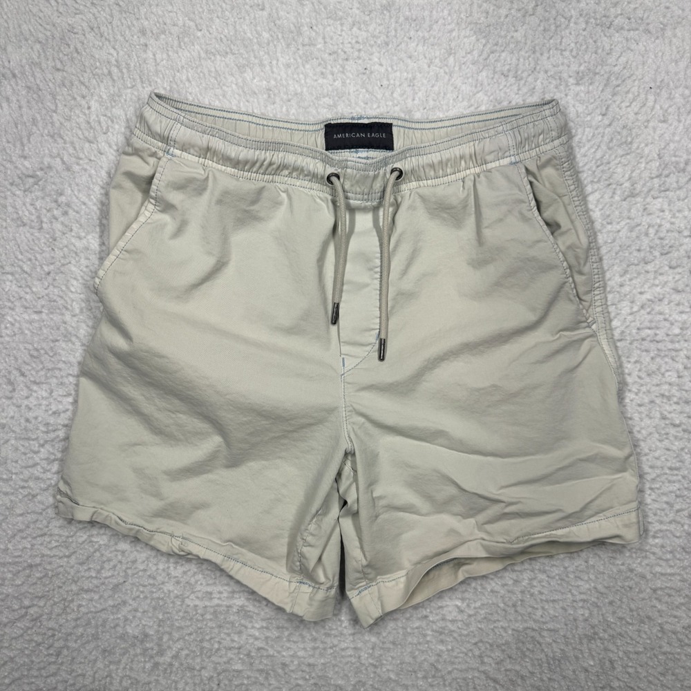 American‎ Eagle Shorts White Flat Front Chino Next Level Flex Men's Size Small
